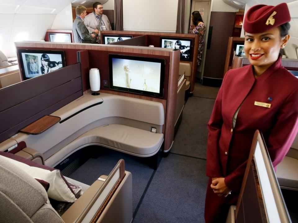 qatar airways first class