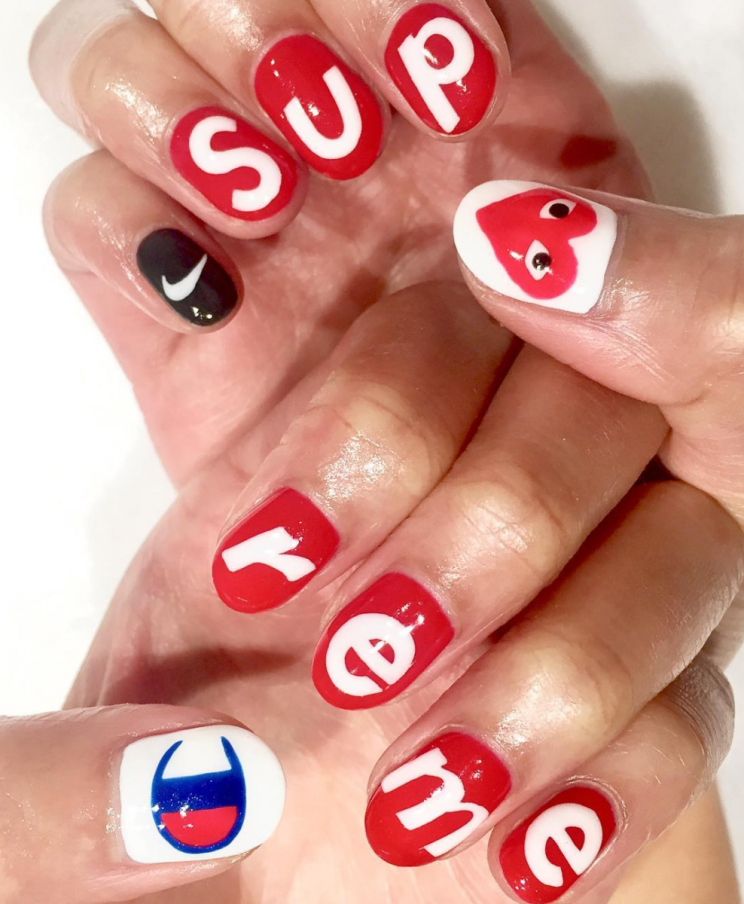 <i>Logomania isn’t escaping the nail world [Photo: Instagram/ciaomanhattan2012]</i>