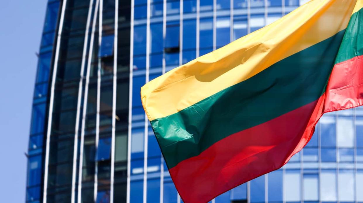The flag of Lithuania. Stock photo: Getty Images