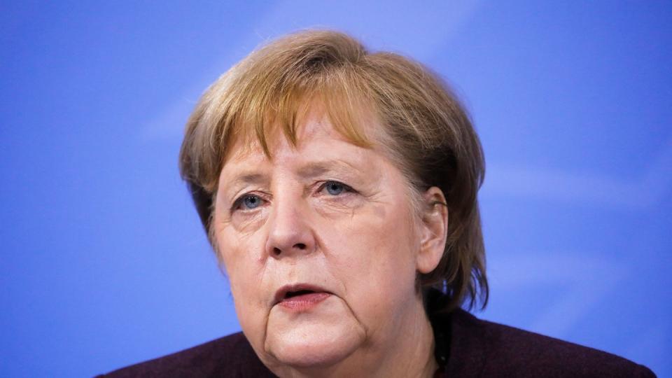 «Wir stellen uns denen, die versuchen, Deutschland zu spalten, mit aller Kraft und Entschlossenheit entgegen»: Angela Merkel.