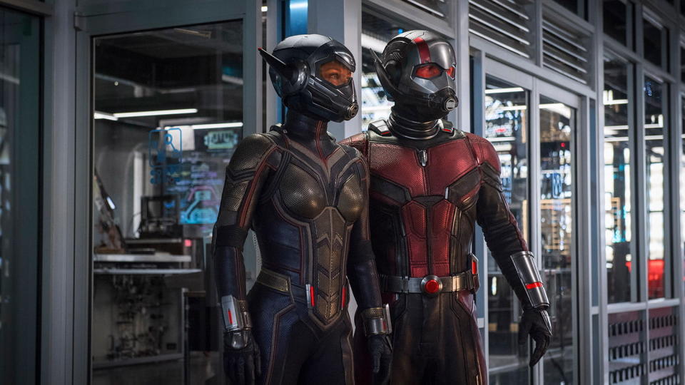 Ant-Man and the Wasp stars Evangeline Lilly and Paul Rudd as the titular heroes