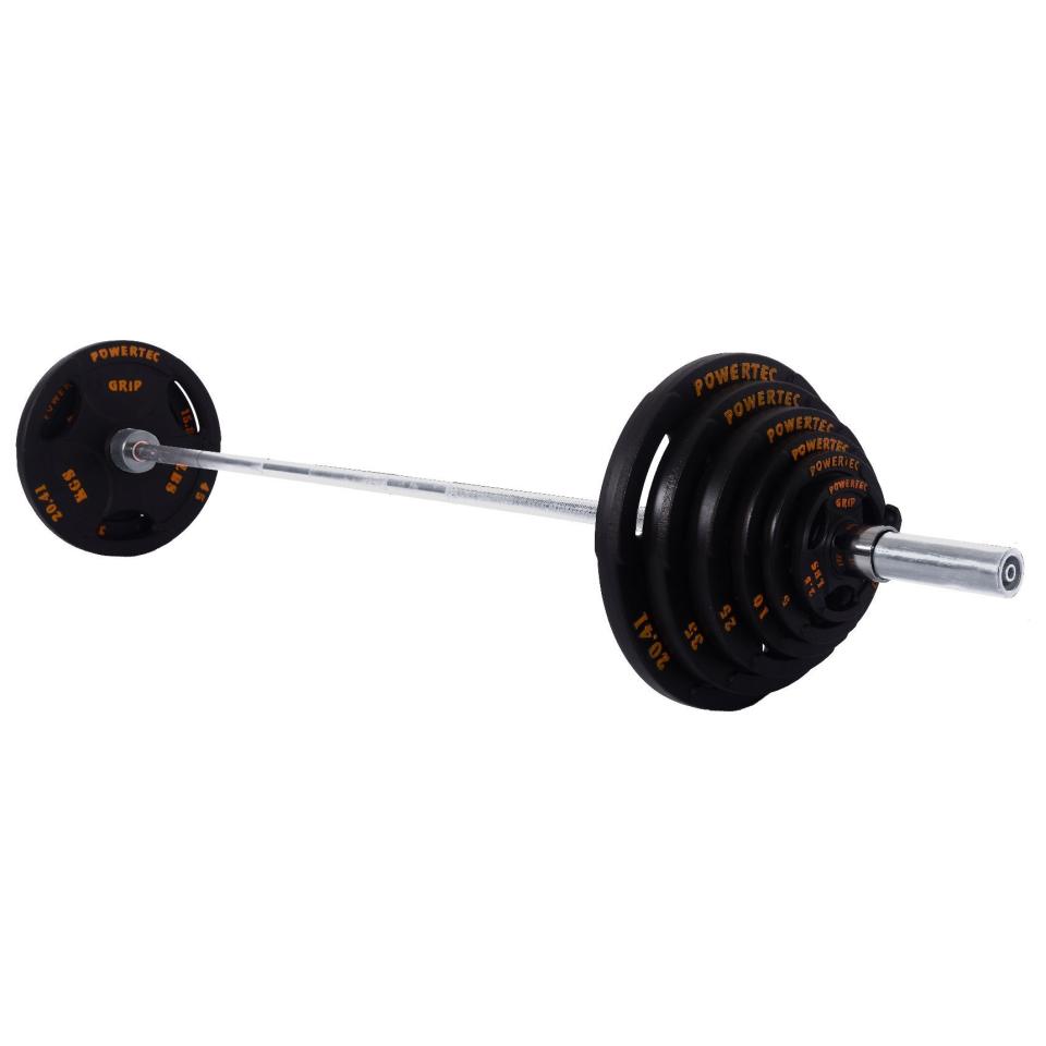 5) Powertec 300-Pound Olympic Set