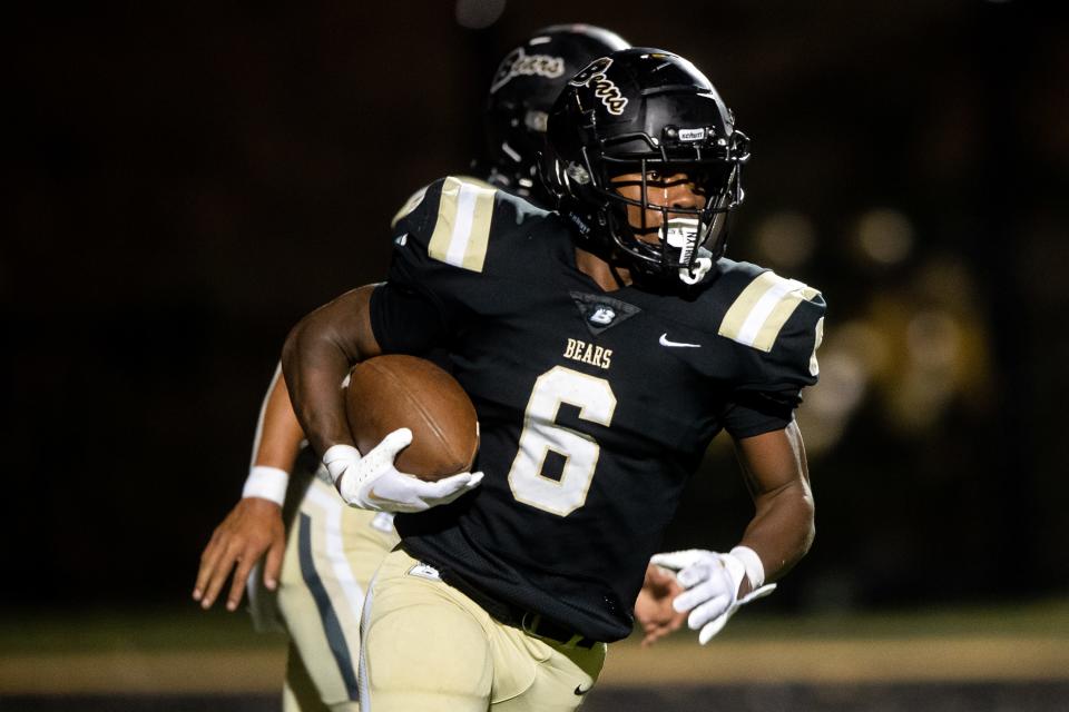 Bradley Central's Boo Carter (6) during a TSSAA playoff game between Bradley Central and Maryville held at Bradley Central in Cleveland, Tenn., on Friday, Nov. 10, 2023.