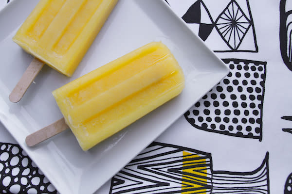 Pina Colada ice lollies