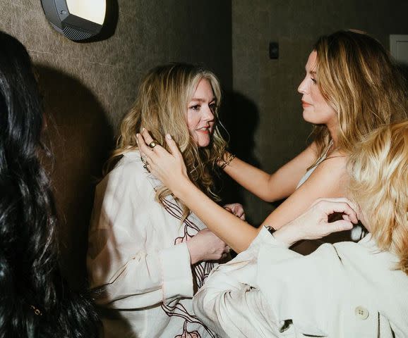 <p>Blake Lively/Instagram</p> Blake Lively with "It Ends with Us" author Colleen Hoover
