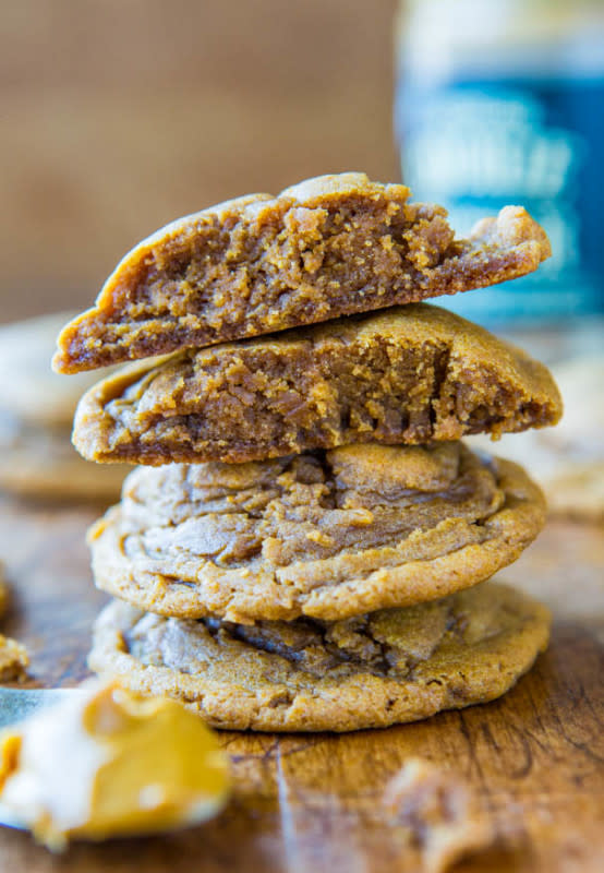 <p>Averie Cooks</p><p>These cookies are tender, moist, and filled with warming spices! If you like the flavor of cinnamon, ginger, soft gingersnaps, or molasses, these warm and comforting cookies will be your new favorites!</p><p><strong>Get the recipe: <a href="https://www.averiecooks.com/softbatch-cookie-butter-brown-sugar-cookies/" rel="nofollow noopener" target="_blank" data-ylk="slk:Softbatch Cookie Butter Brown Sugar Cookies;elm:context_link;itc:0;sec:content-canvas" class="link rapid-noclick-resp"><em>Softbatch Cookie Butter Brown Sugar Cookies</em></a></strong></p>