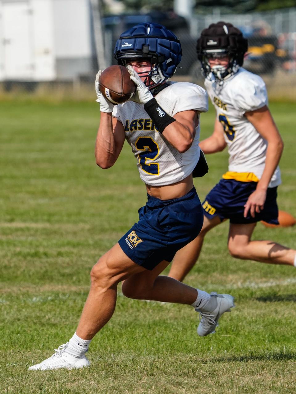 Kettle Moraine wide receiver Drew Wagner had more than 1,000 yards last season.