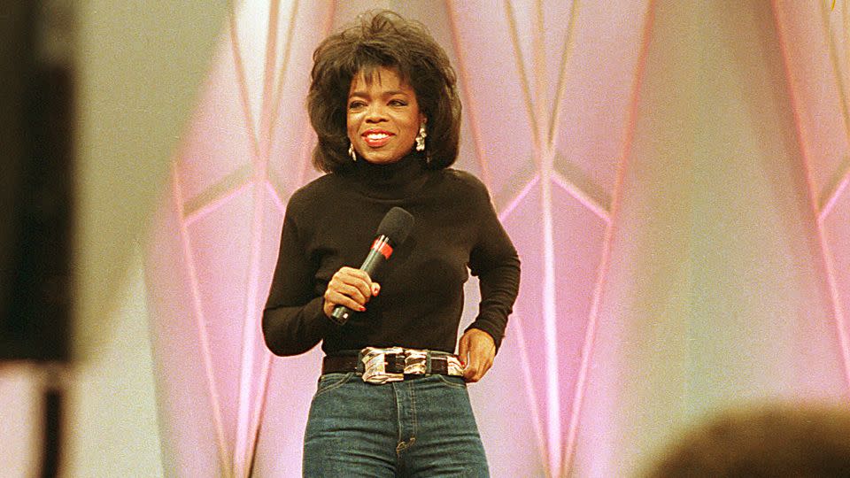 In 1988, Winfrey wheeled out 67 pounds of animal fat in a red wagon to illustrate the weight she lost from a 30-day liquid only diet. She later deeply regretted such a stunt, calling it a “Big, big, big, big, big, big, big mistake!” - Charles Bennet/AP