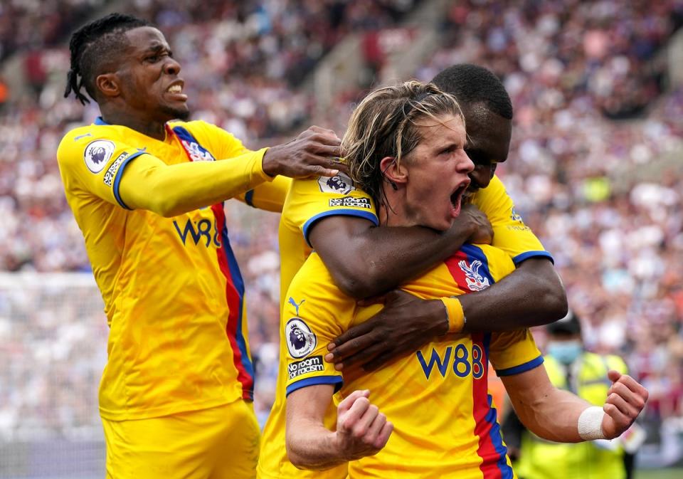 Conor Gallagher flourished on loan at Crystal Palace (Jonathan Brady/PA) (PA Archive)