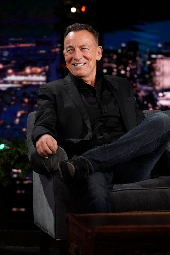 bruce on a late night talk show 