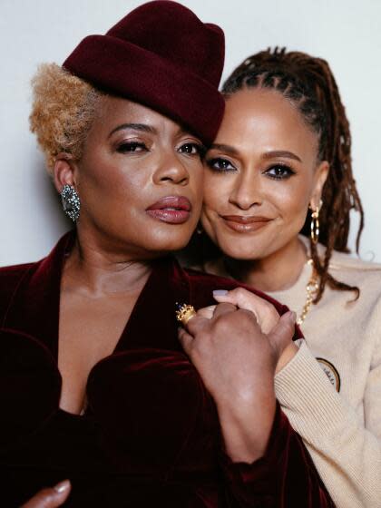 LOS ANGELES, CA - DEC 5: Aunjanue Ellis-Taylor and Ava DuVernay photographed at the Four Seasons