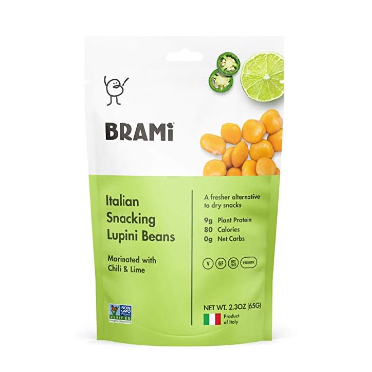 BRAMI Lupini Beans Snack. (Photo: Amazon)