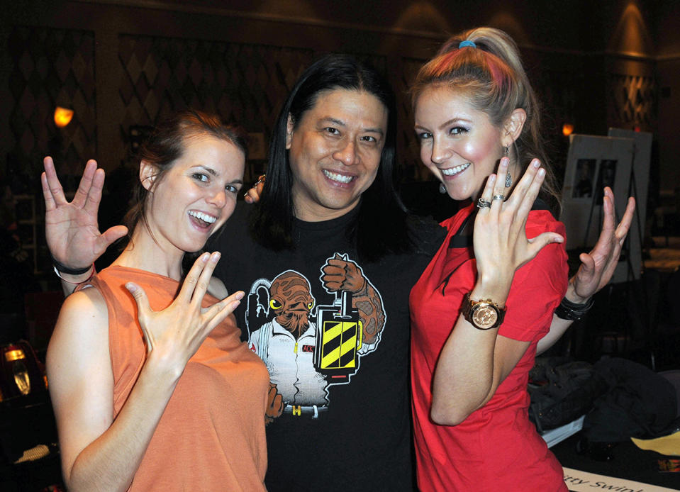 Garrett Wang having some fun at a Star Trek convention