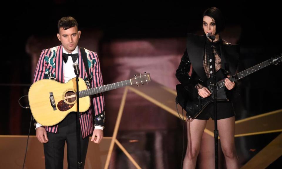 Sufjan Stevens at the Oscars in 2018