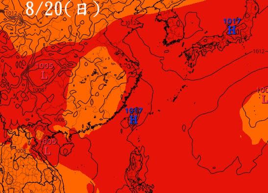 粉專說明，20日起太平洋高壓勢力增強、西南風減弱，南部的雨「終於」要停了。（圖／翻攝自觀氣象看天氣 臉書）