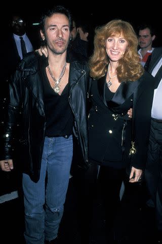 <p>Ron Galella/Ron Galella Collection via Getty</p> Bruce Springsteen and Patti Scialfa