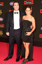 North Melbourne Kangaroos coach Brad Scott and wife Penny.