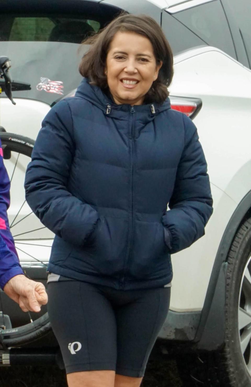 Fabiola Ramos-Morales, 45, has been a Cross Creek Cycling member since 2020.