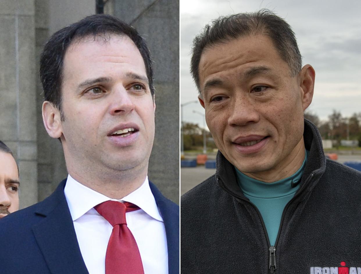 State Assemblyman and Manhattan DA candidate Dan Quart (left) and State Sen. John Liu, D-Queens (right)