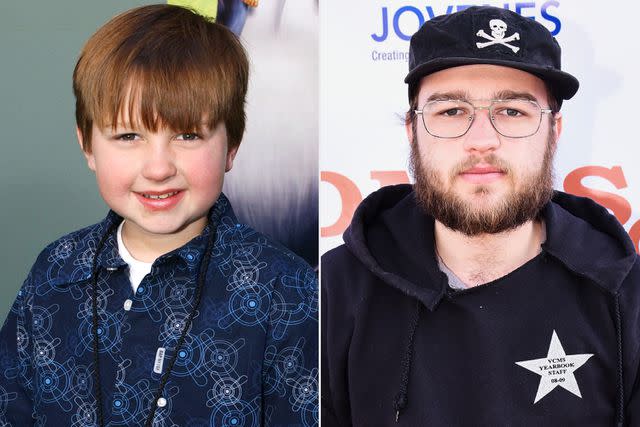 <p>Jon Kopaloff/Getty; Desiree Stone/Getty</p> Angus T. Jones in 2003 and 2016