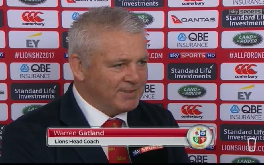 Warren Gatland - Credit: Sky Sports