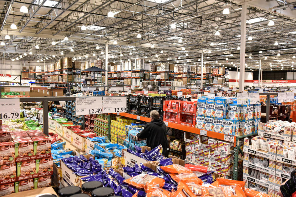 Analysts react to Costco's April sales report.<p>Bloomberg/Getty Images</p>