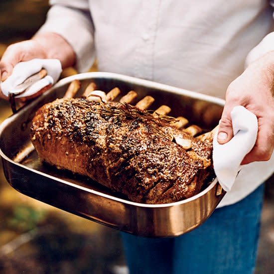 Pomegranate-Glazed Roast Pork