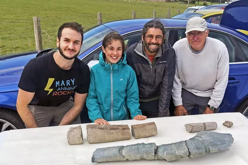 (L-R) Dr Dean Lomax, Ruby Reynolds, Justin Reynolds and Paul de la Salle -Credit:Dr Dean Lomax