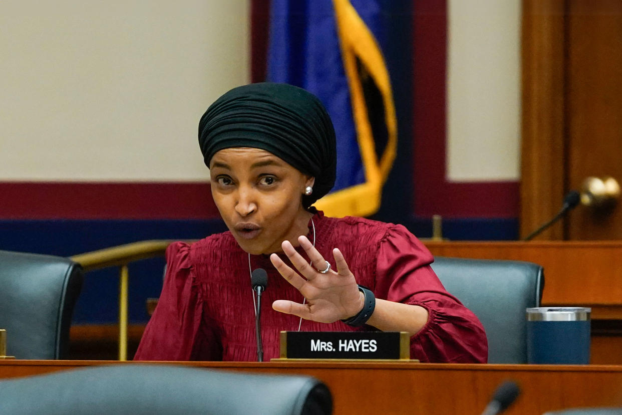 Ilhan Omar DREW ANGERER/AFP via Getty Images