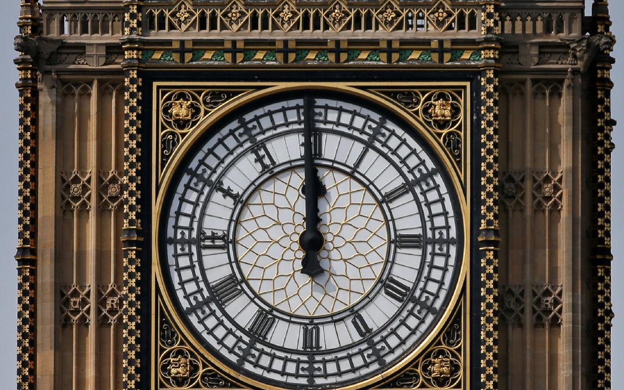 One of the four faces of the Great Clock - AFP