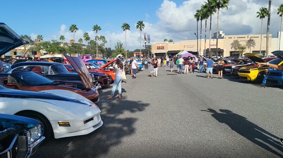 The Waterford Lakes Town Center hosted a Veterans Day Back to the Classics car show.