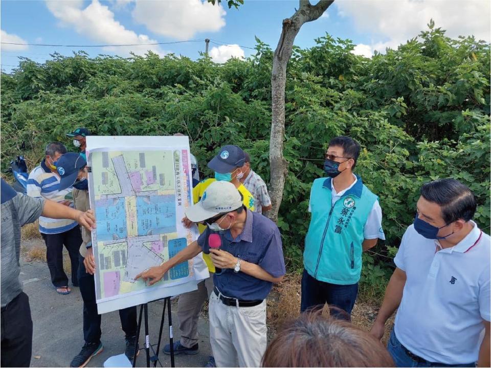 民進黨雲林縣候選人蔡永富關心在地資產議題