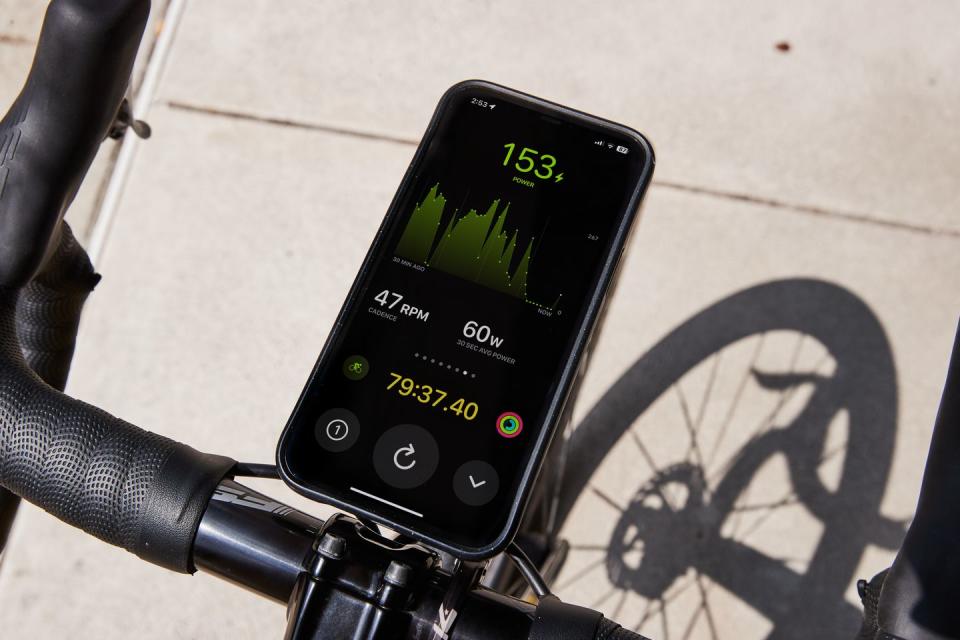 using an iphone as a cycling computer