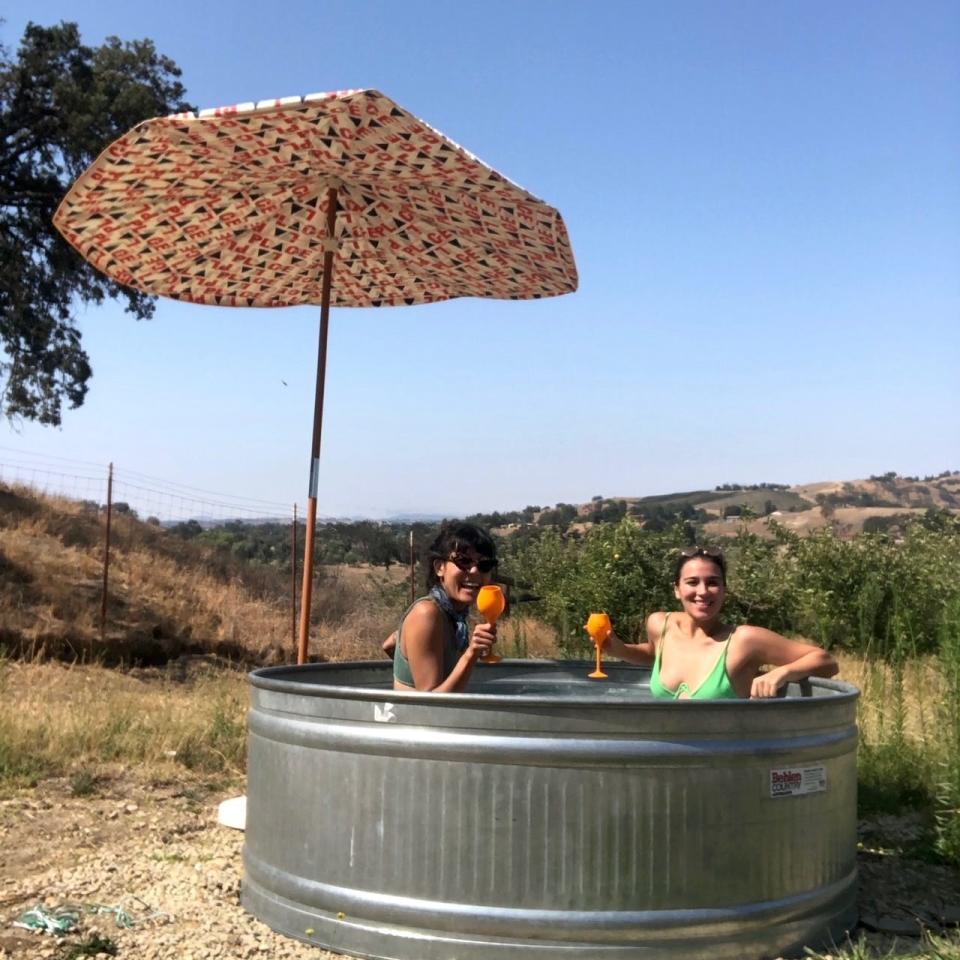 Anneta and Kristen at Windrose Farm