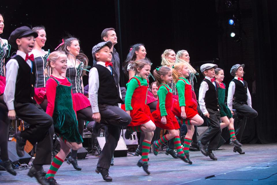 Dancers perform as part of "A Celtic Sojourn," which is coming to the Hanover Theatre.