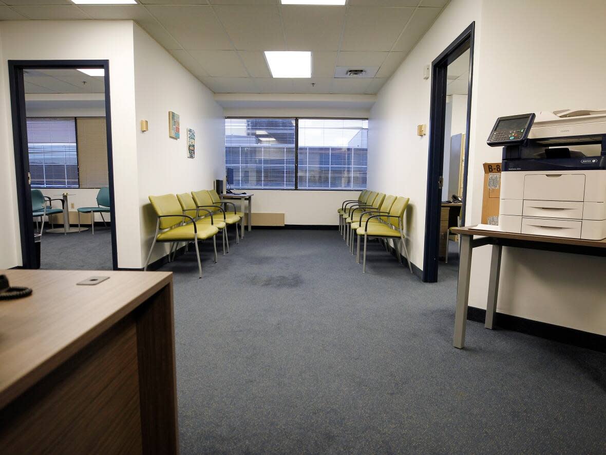 The reception area of the new recovery support centre in Dartmouth. (Government of Nova Scotia - image credit)