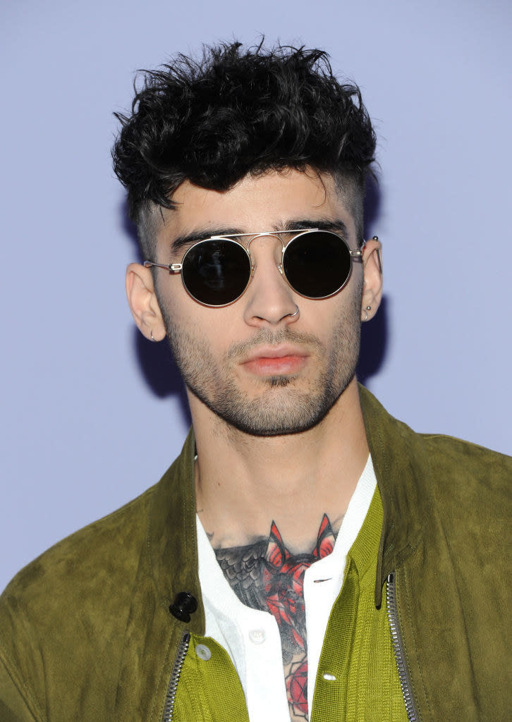 Close-up of Zayn