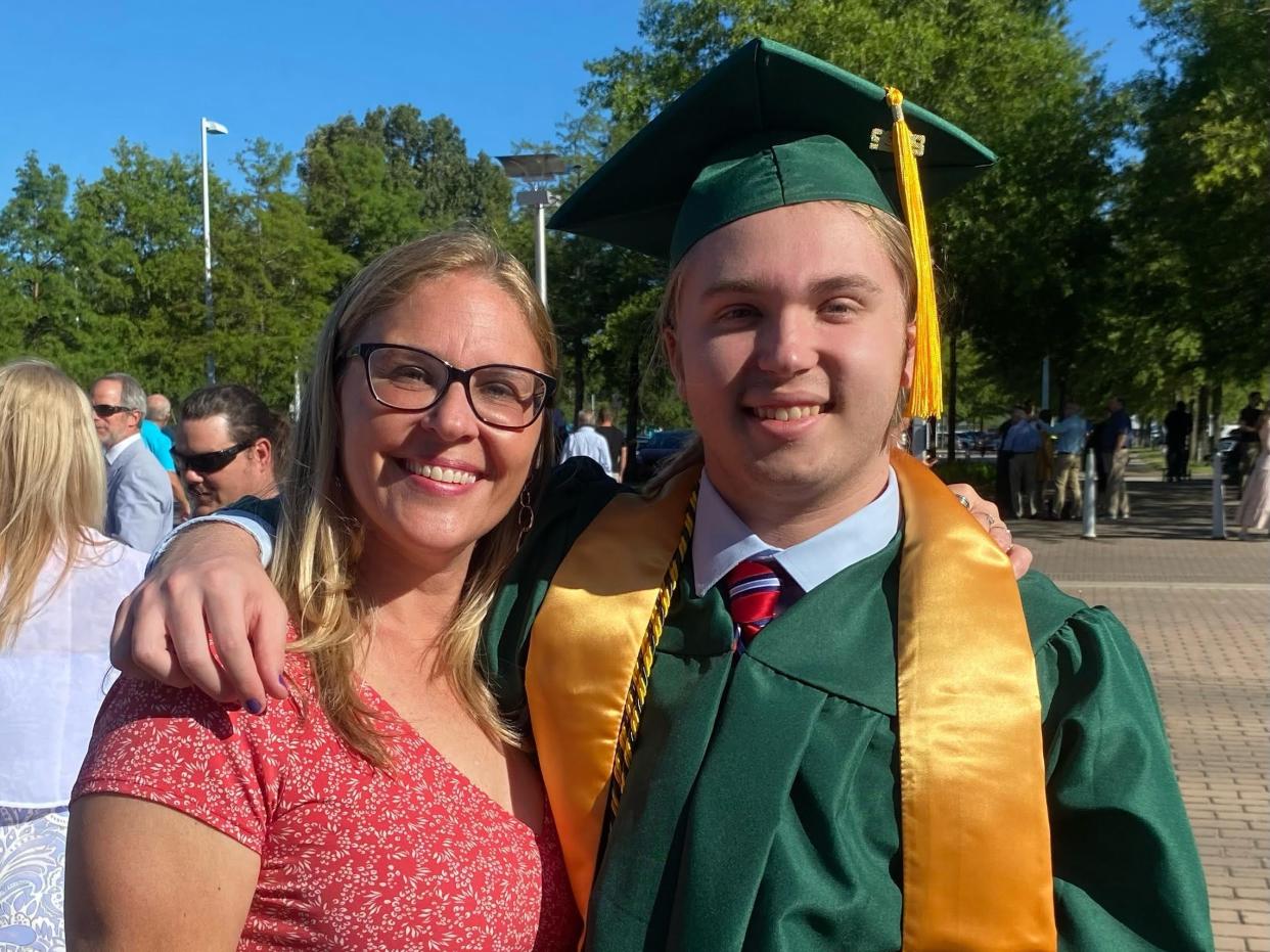 Heather Sweeney and her son