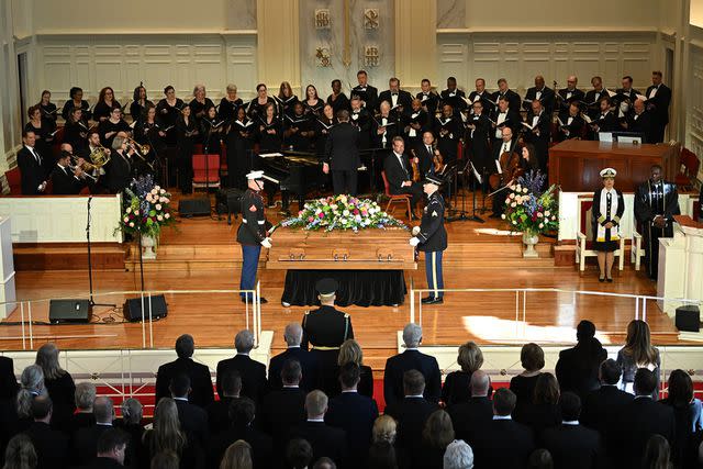 <p>ANDREW CABALLERO-REYNOLDS/AFP via Getty Images</p> Rosalynn Carter's Nov. 28 tribute service