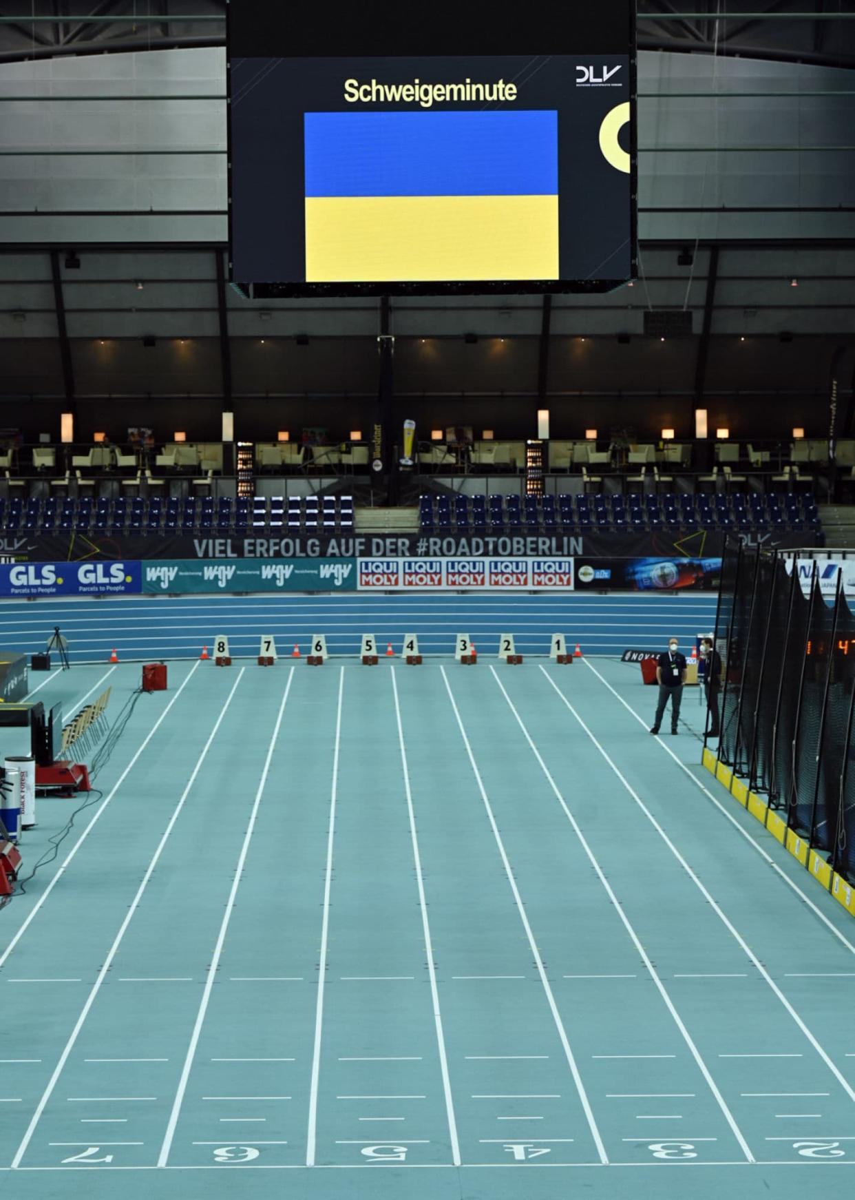 Une piste d'athlétisme à Leipzig.  - Iconsport