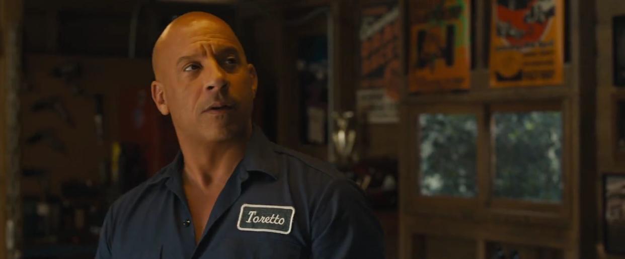 vin diesel as dominic toretto in fast x