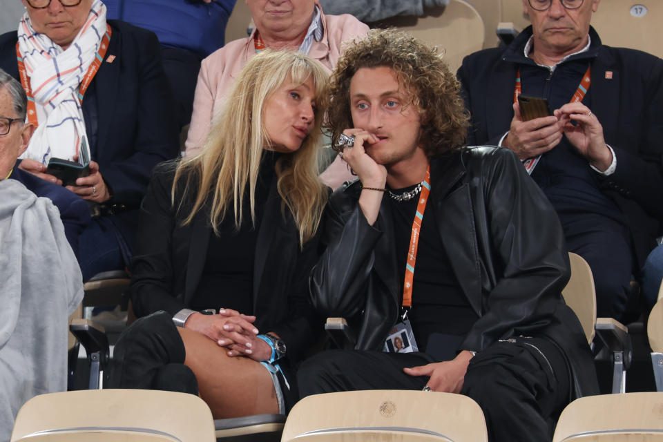 Isabelle Camus et Joalukas Noah (Photo by Pierre Suu/WireImage)