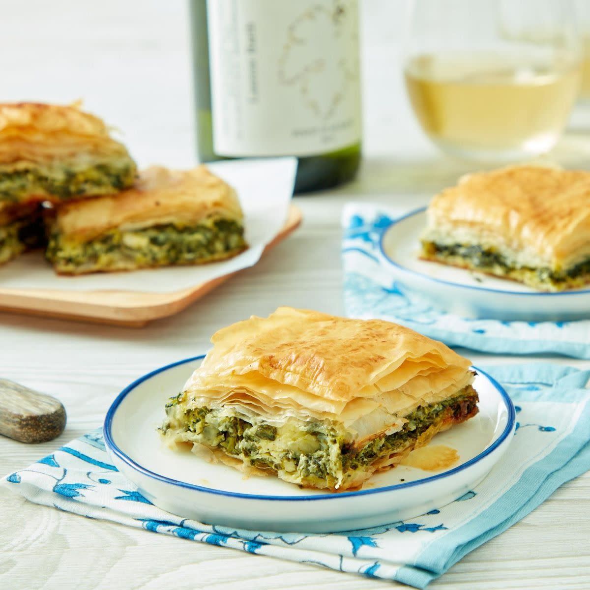 mothers day lunch spanakopita