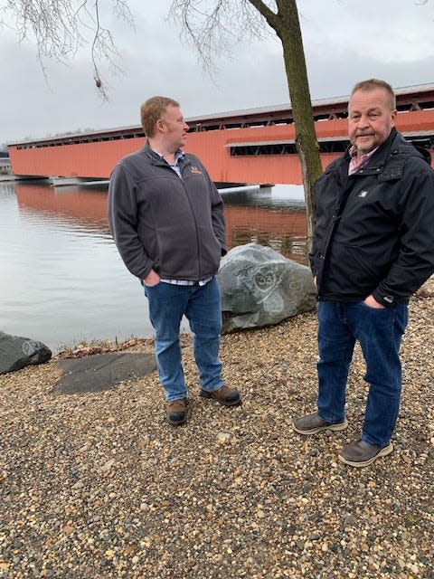 St. Joseph County Road Commission Engineer Garrett Myland and Manager John Lindsey said the most comprehensive overhaul of the Langley Covered Bridge will start later this year.