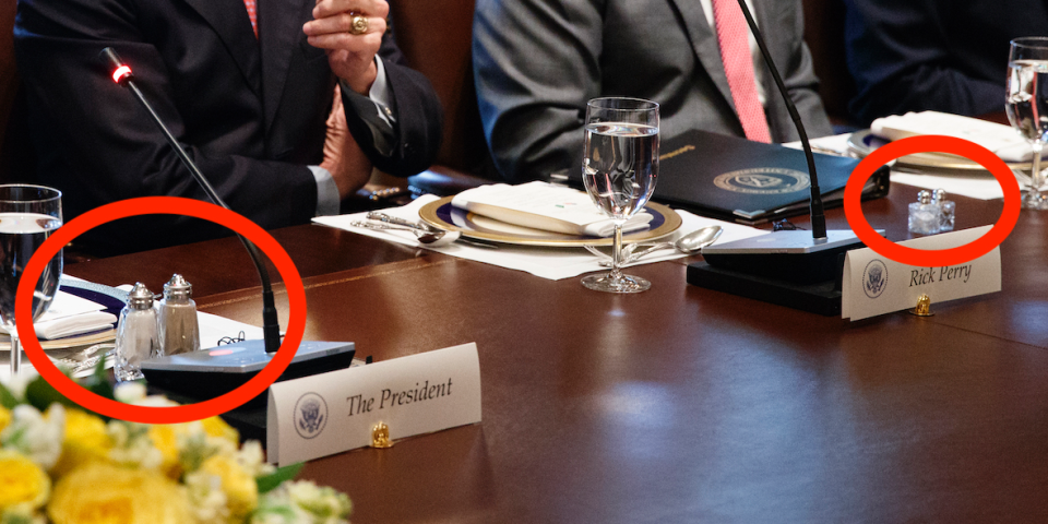 President Donald Trump speaks during a working lunch with Saudi Crown Prince Mohammed bin Salman in the Cabinet Room of the White House, Tuesday, March 20, 2018, in Washington.