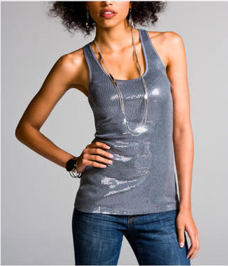 Racerback Sequin Tank - $29.50