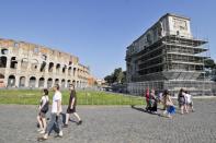 Al via i lavori di recupero del Colosseo