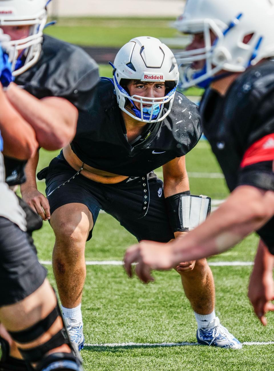 A starter since he was a sophomore, linebacker Gaige Taugher will be the leader of the Mukwonago defense.