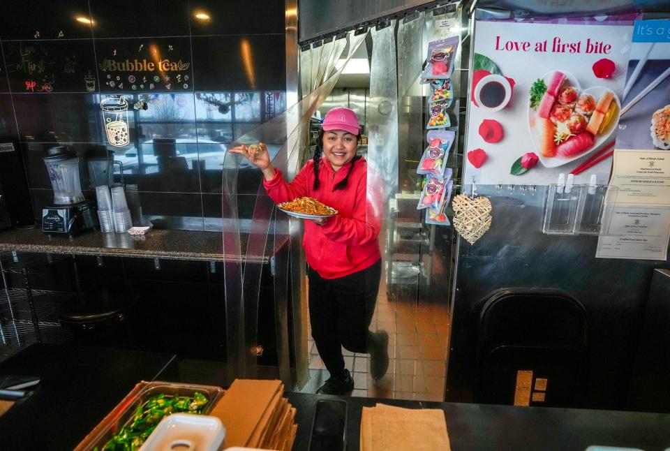 Ruth Chhuani makes Burmese food at Nanu Burmese Fusion in Warwick. She was named from the Bible's Book of Ruth.