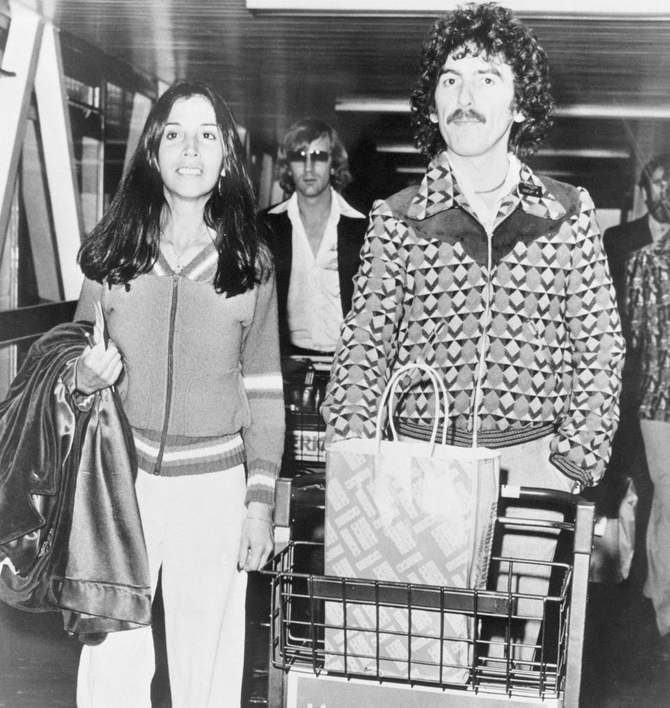 Olivia and George Harrison, shortly after their 1978 wedding. (Photo: Bettmann/Getty Images)